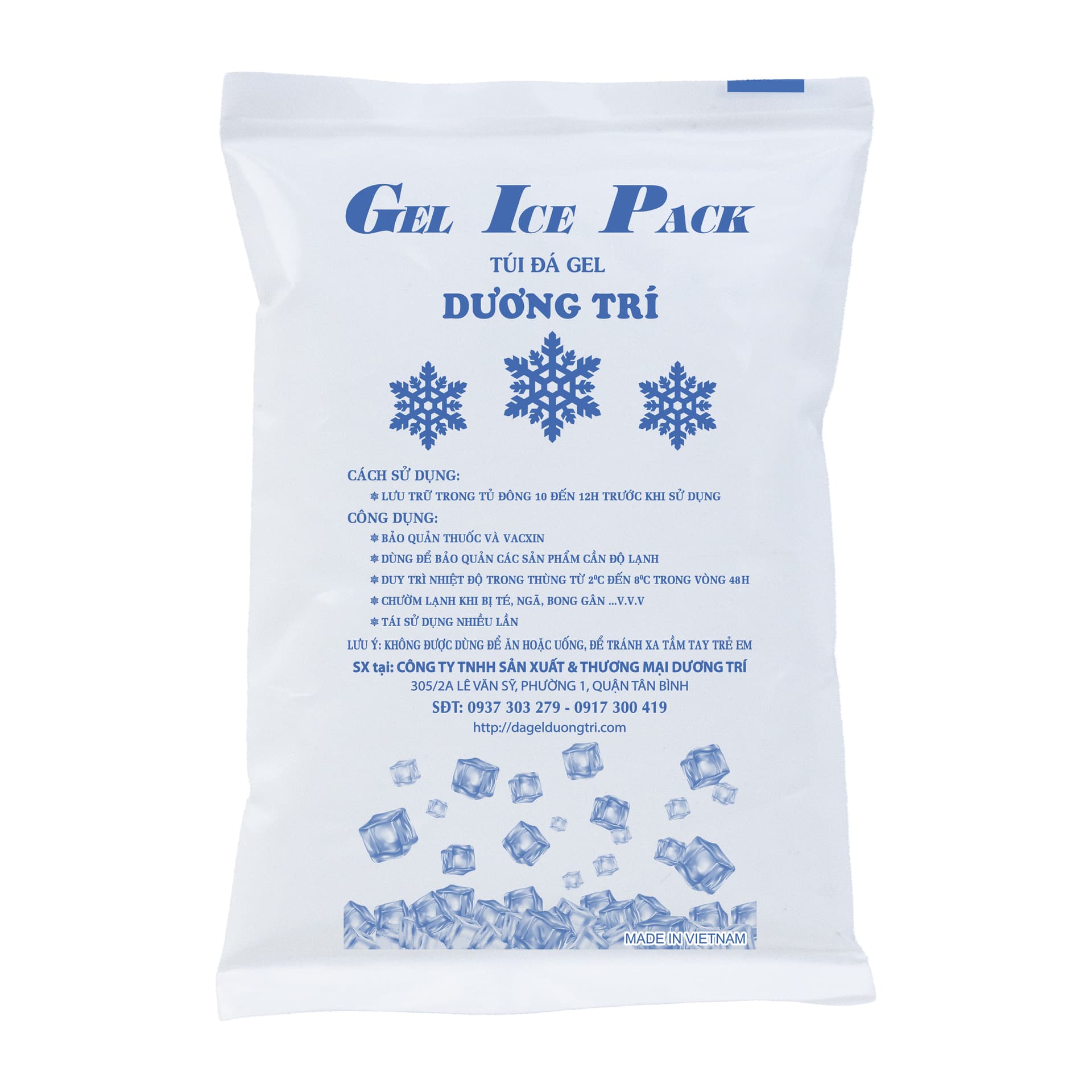 túi đá gel 500g